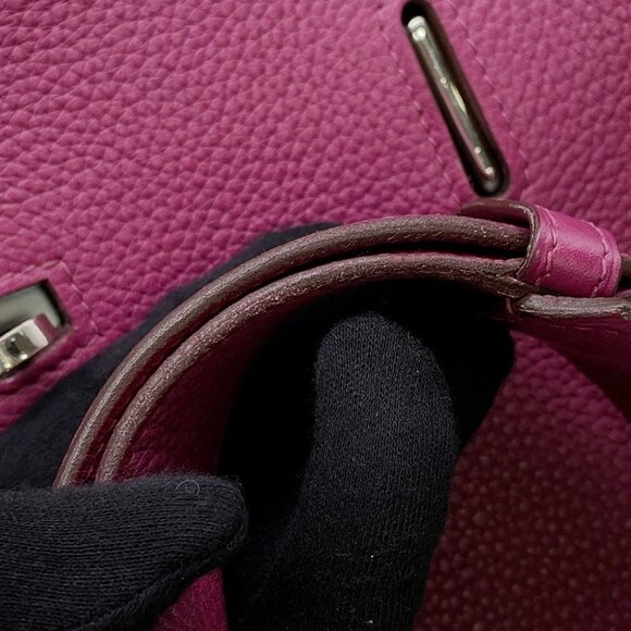 HERMES Jypsiere Size 34 Taurillon Clemence Tosca - Picture 12 of 16